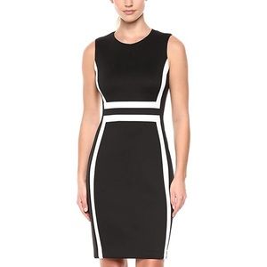 Calvin Klein Color Block Sheath Dress